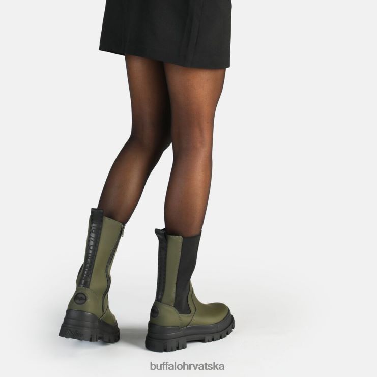 kaki Buffalo aspha clf kiša chelsea hi boot vegan |čizme TDD6T513